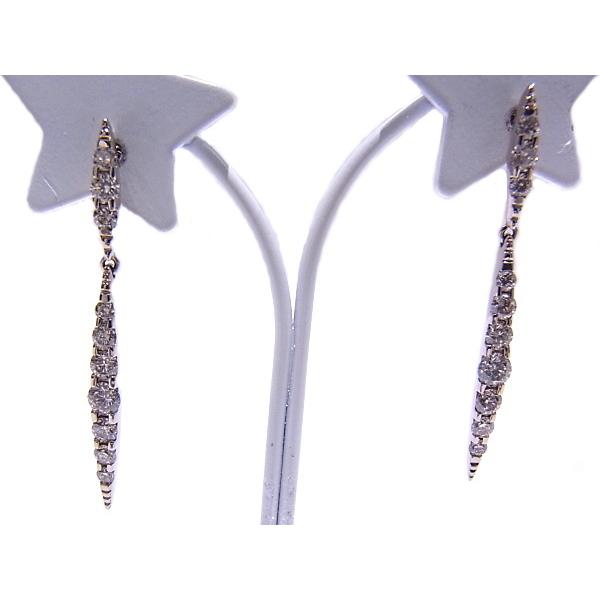 KASHIKEY カシケイ Naked Setting ピアス ダイヤ 1.00ct K18BG  