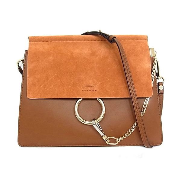 Chloe クロエ ショルダーバッグ フェイ 3S1126-H20 ブラウン カーフ  