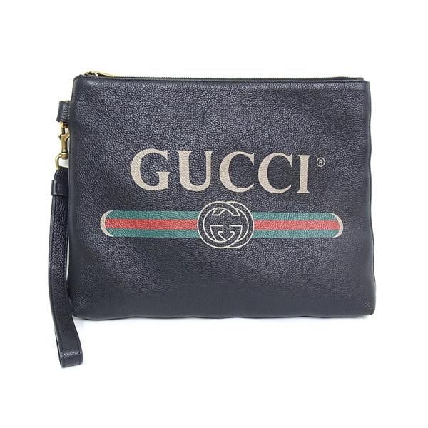 oldGucci クラッチバッグ ブラック 中古・古着通販】GUCCI (グッチ) GUCCI OLD GUCCI クラッチ
