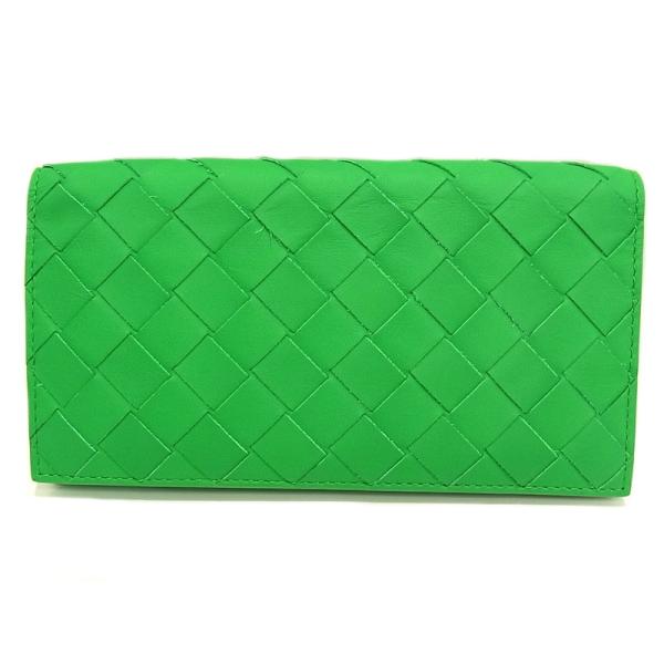 【新品】BOTTEGA VENETA ボッテガ 長財布 カセット パラキート BOTTEGA VENETA（ボッテガ・ヴェネタ） ロングウォレット イントレ