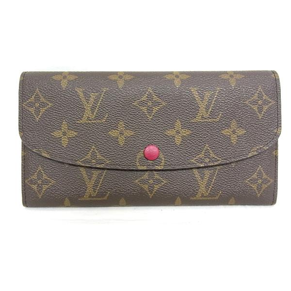 ルイヴィトン ポルトフォイユ・エミリー フューシャ モノグラム M60697 LOUIS VUITTON（ルイ・ヴィトン） ポルトフォイユ・エミリー M60697
