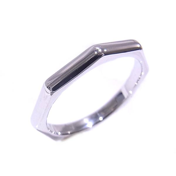 BVLGARI BVLGARI ブルガリ オクタゴナルリング 指輪 750 18K WG