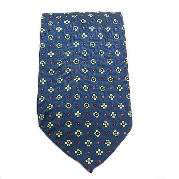 新品、未使用品 E. Marinella Napoli ネクタイ ネイビー E.MARINELLA（マリネッラ） E.Marinella NAPOLI ネクタイ ナポリ 花柄
