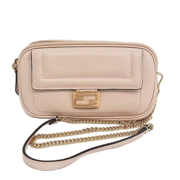 フェンディ　FENDI　ショルダーバッグ 8BS044 A5DY　イージーバゲット　ピンク　レザー FENDI（フェンディ） ショルダーバッグ 8BS044 A5DY イージーバゲット