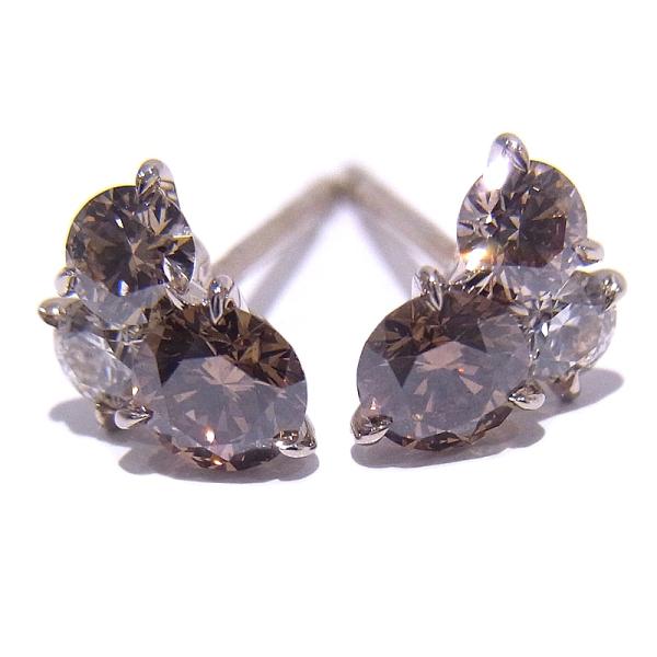 KASHIKEY カシケイ MUKU ムク ピアス ダイヤ 合計0.76ct K18BG