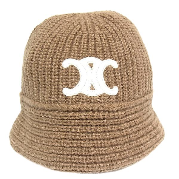 CELINE カシミヤ バケットハット ブラック　セリーヌ トリオンフ　男女兼用 楽天市場】セリーヌ CELINE 帽子 カシミヤ ブラック トリオンフ