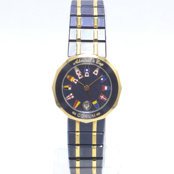 CORUM（コルム） アドミラルズカップ SS/K18YG コンビ ガンブルー