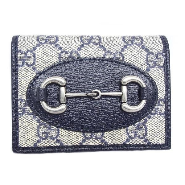 GUCCI（グッチ） GUCCI 2つ折り財布 GGスプリーム ホースビット 1955