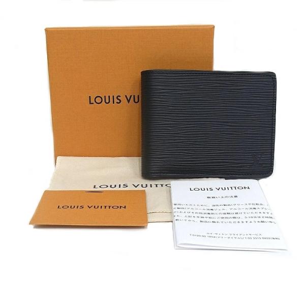 SALE【美品】ヴィトン エピ ミュルティプル 財布 札入れ 黒 M60662 楽天市場】ルイヴィトン LOUIS VUITTON 財布 二つ折り メンズ