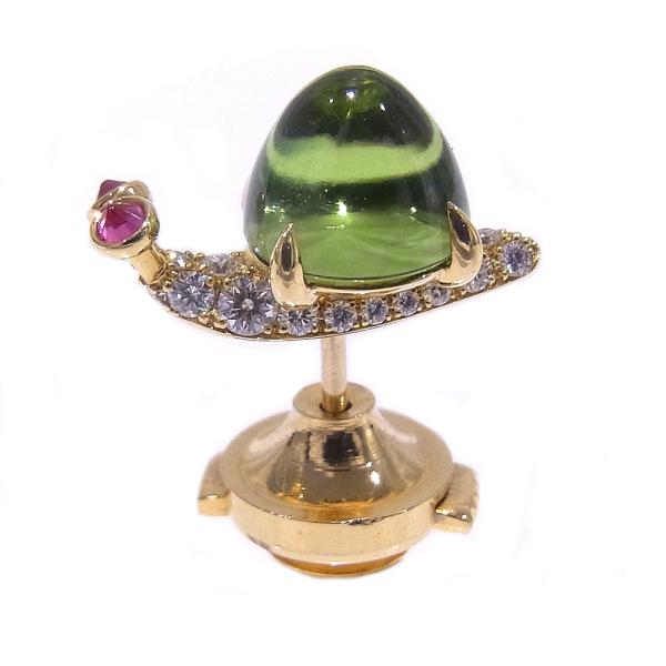 Gimel ギメル ピンブローチ 18K 750 イエローゴールド カタツムリ