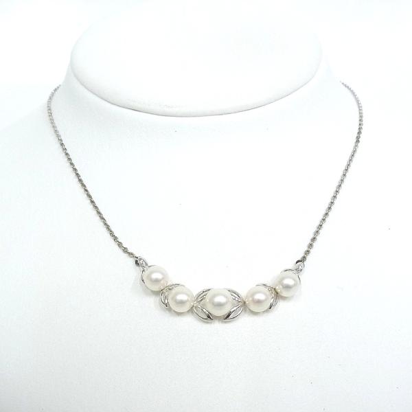 MIKIMOTO（ミキモト） パール付きネックレス シルバー SV パール直径約