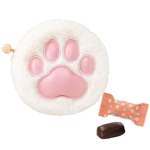 メリーチョコレート ねこみゃみれ もふぷにポーチ ( 白猫