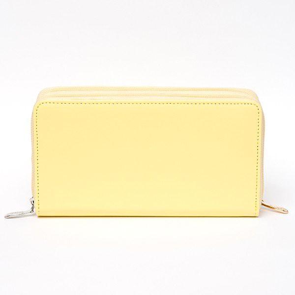 長財布 財布 レディース ラウンドファスナー ダブルファスナー かわいい 女性 レザー 旅行 大容量 スマホ カード 多い 花粉症 マスク プリムローズイエロー Buyee Buyee 日本の通販商品 オークションの代理入札 代理購入