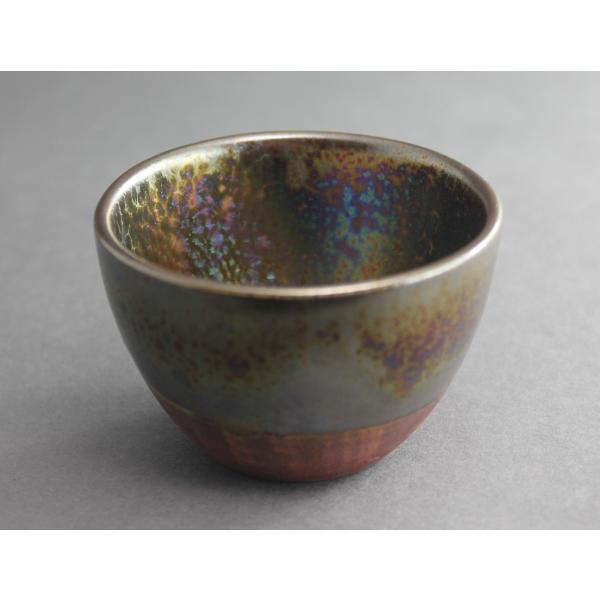 瀬戸焼　ぐい呑 ぐい呑み 瀬戸焼 オリジナル ラスター彩 珍味入れ : やきもの工房・炎