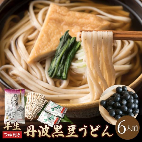 送料無料 丹波黒豆うどん６人前 丹波黒大豆が香る健康志向のうどん 内祝い やくのそば Buyee Buyee Japanese Proxy Service Buy From Japan Bot Online