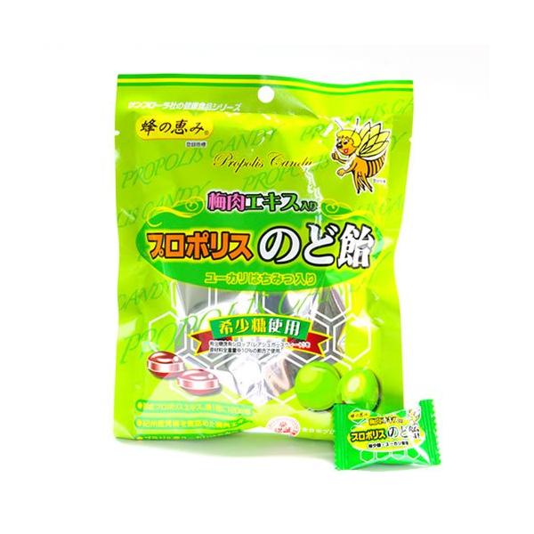 梅肉エキス入りプロポリスのど飴 希少糖 80g×2袋お試しセット