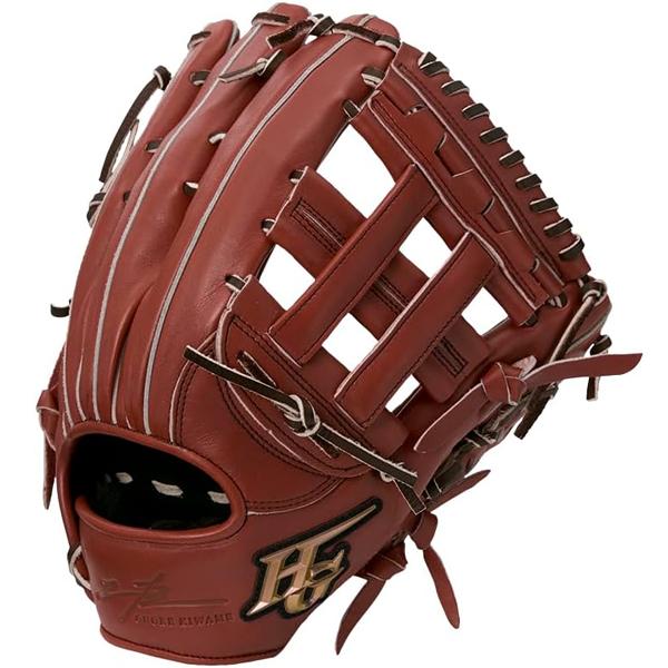 ハイゴールド野球グローブ 硬式内野ダークブラウン 右手用