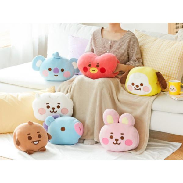 21年最新入荷 Bt21 ぬいぐるみ キャラクター人形ファンギフト可愛い抱き枕 インテリアbts 防弾少年団 抱き枕 玩具 ギフト 子供の日 誕生日プレゼント 店飾り