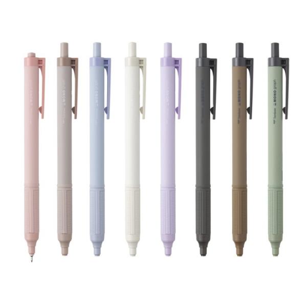 ０．３８ｍｍモノグラフライトスモーキーカラー　トンボ鉛筆油性ボールペン０．３８ｍｍ　ロングニードルチップ　メール便送料￥２００