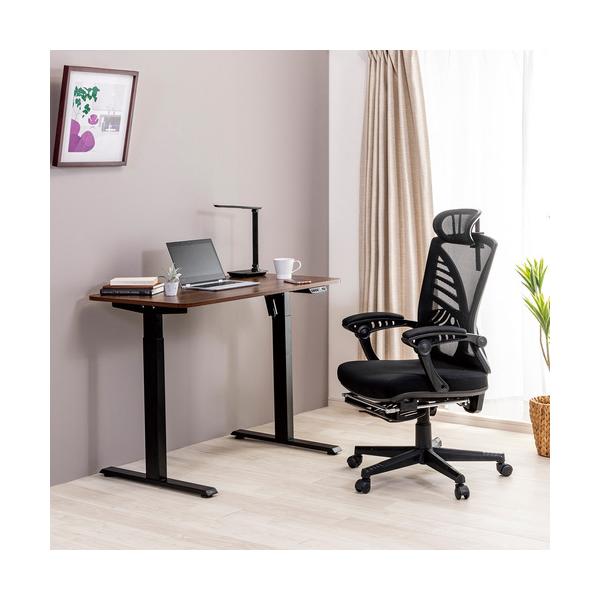 【在庫限り】電動昇降デスク「YDK600017」DBR110　ヤマダオリジナル　ダークブラウン 448