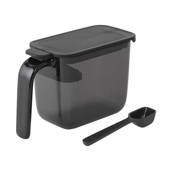 他サイト： マーナ K736BK 調味料ポット GOOD LOCK CONTAINER ブラックの商品画像