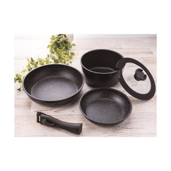 期間限定大特価】ヤマダオリジナル フライパン5点セット YFS1806