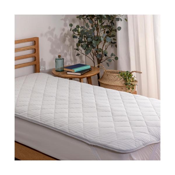 在庫限り】夏物大処分[ダブル]ひんやり接触冷感 敷パット Just cool