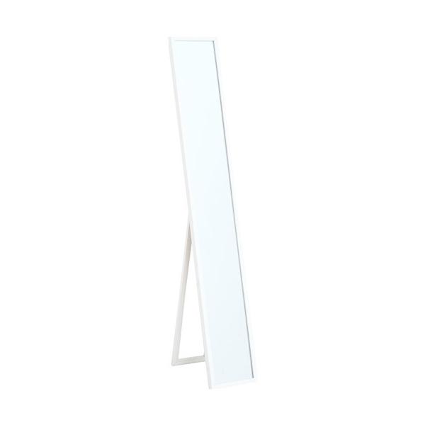 不二貿易　10825　ウォール＆スタンドミラー　Ｗ２３　ホワイトウォッシュ 448