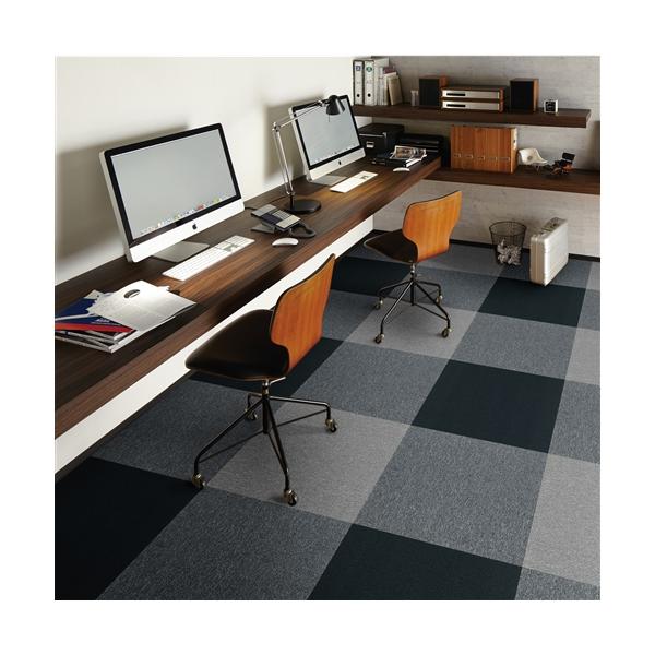 東リ　トオリ　タイルカーペット　　TG1707HC03　ダークグレー　【50×50、16枚セット】 449