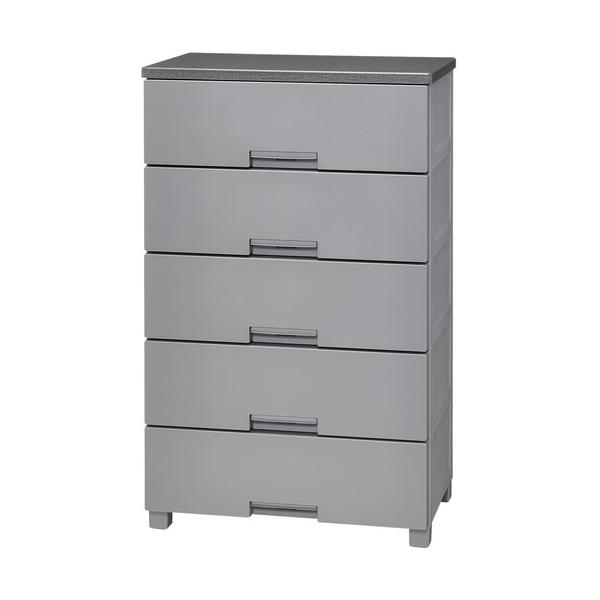 天馬　フィッツチェスト6505　5段　収納　タンス　グレー 446