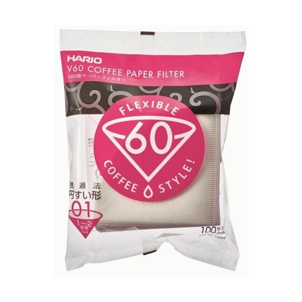 HARIO VCF-01-100W V60py[p[tB^[01W 100 V60 zCg