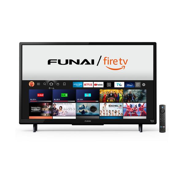 【無料長期保証】【推奨品】FUNAI FireTV FL-32HF140 ブラックモデル Alexa対応リモコン付属 HD液晶テレビ 32V型
