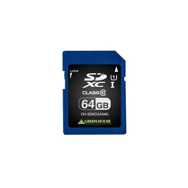 O[nEX GH-SDXCUA64G SDXC[J[h UHS-I NX10 64GB