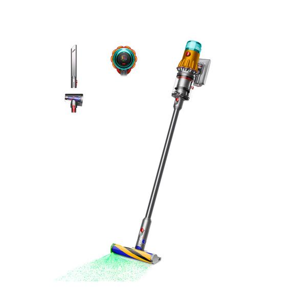 ダイソン SV46FF2 V12ディテクトスリム Dyson Hyperdymiumモーター搭載 毛絡み防止スクリューツール イエロー／アイアン／ニッケル