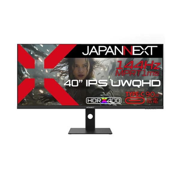 JAPANNEXT 40インチ IPSパネル 144Hz UWQHDウルトラワイドゲーミング