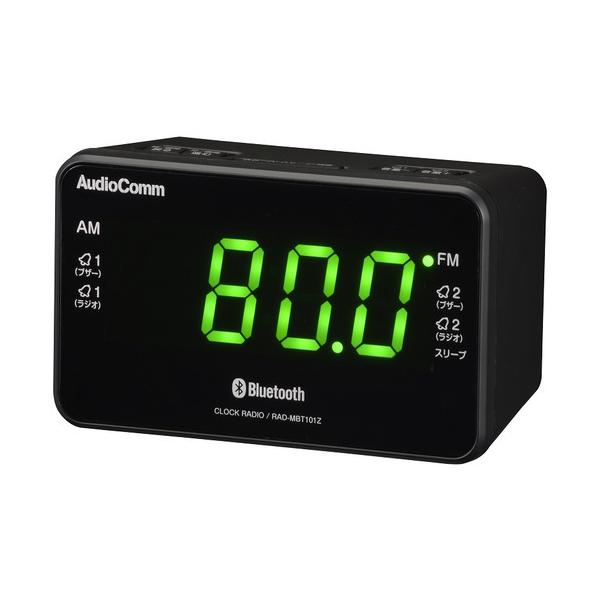 オーム電機　RAD-MBT101Z　Bluetooth機能付クロックラジオ　ブラックRADMBT101Z 21