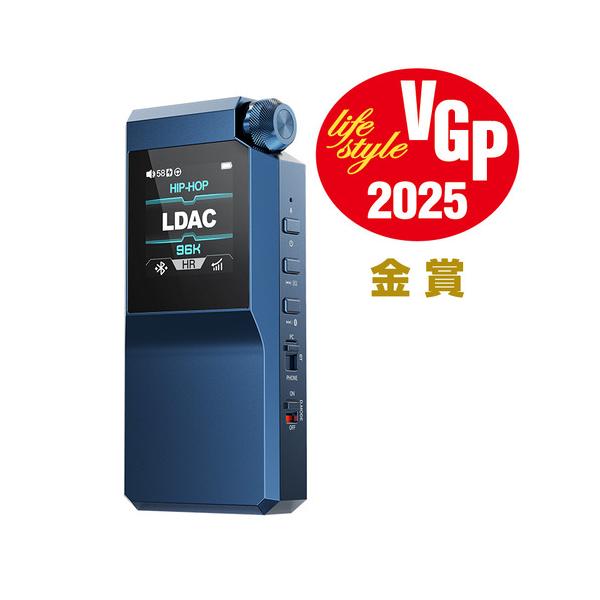 FIIO FIO-BTR17-L Bluetoothアンプ ハイレゾ対応 DAC機能搭載 ブルー