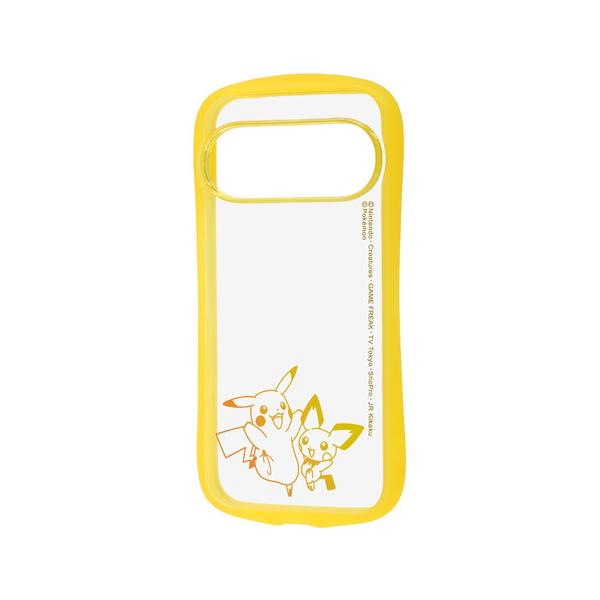 レイ・アウト RC-PGP26H2CMD2CY／PK76 Pixel 11／11 Pro ポケットモンスター Puffull バンパー ハイブリッドケース ピカチュウとピチュー