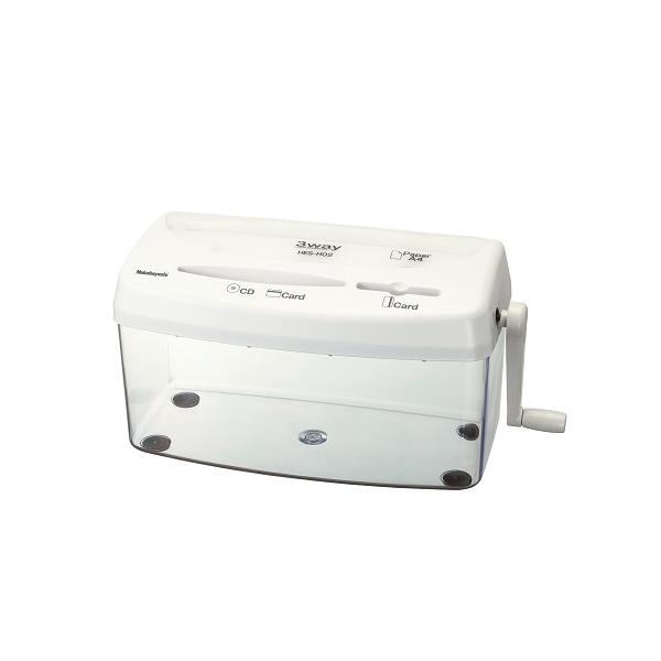 ナカバヤシ HES-H02W ハンドシュレッダ ホワイト