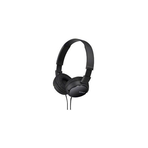 他サイト： ソニー MDR-ZX110／B 密閉ダイナミック ステレオヘッドホン 1.2m ブラックの商品画像