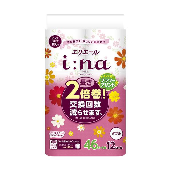 大王製紙　　エリエールイーナトイレットプリント　ダブル 861