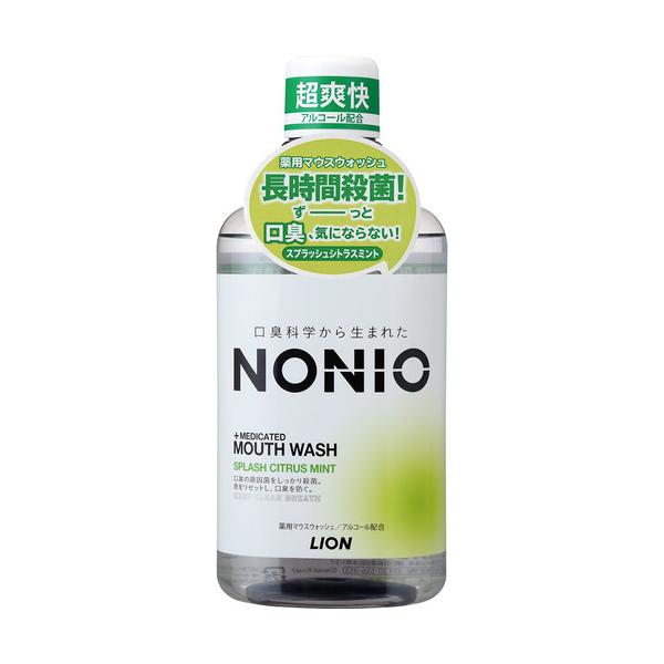 【医薬部外品】　ライオン　NONIOマウスウォッシュ　スプラッシュシトラスミント(アルコール配合)　NONIO(ノニオ)　600ml 861