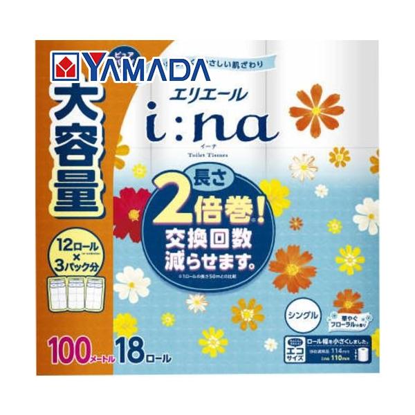 大王製紙　エリエール　イーナトイレット　100M　18R　S　18ロール 861