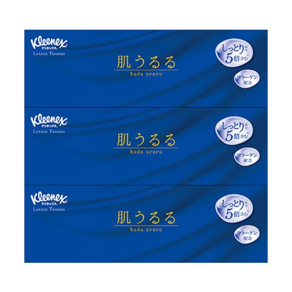 日本製紙クレシア　クリネックスティシュー　ローション肌うるる　２０４Ｗ　３Ｐ　3P 861