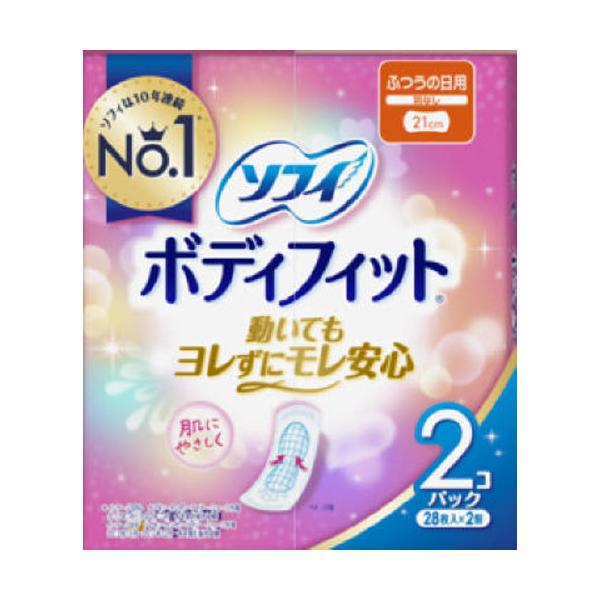 ユニ・チャーム　ソフィ　ボディフィット　羽なし　28枚　2個 861