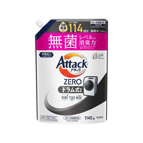 花王　アタックZERO　ドラム式専用つめかえ用　1140ml 861