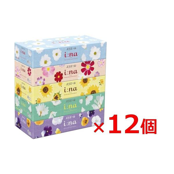 大王製紙　エリエール　イーナティシュー　150W　5P×12パック　【セット販売】 861