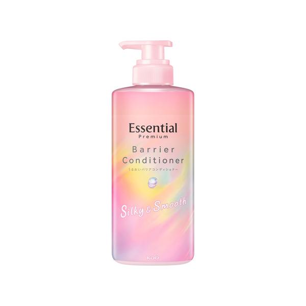 花王　エッセンシャル　プレミアム　うるおいバリアコンディショナー　シルキー&amp;スムース　ポンプ　450ml 861