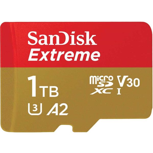 サンディスク エクストリーム microSDXC UHS-Iカード 1TB SDSQXAV-1T00