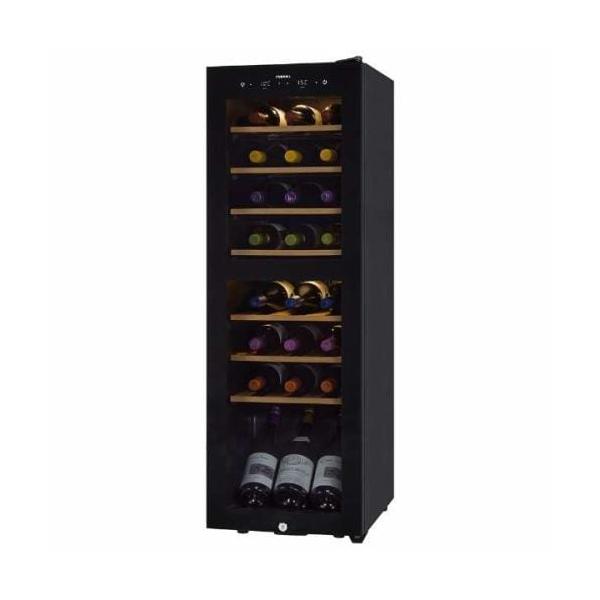 さくら製作所　SAB-90G-PB　長期熟成用ワインセラー　FURNIEL　SMART　CLASS　24本収納　ピュアブラック 30